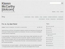 Tablet Screenshot of kierenmccarthy.com